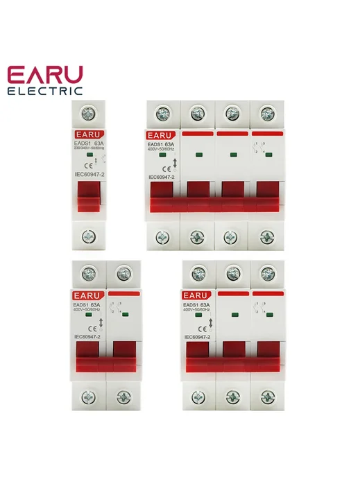 Изолятор-разъединитель AC 230V 400V 40A 63A 100A 125A